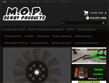 Tablet Screenshot of mopderbyproducts.com